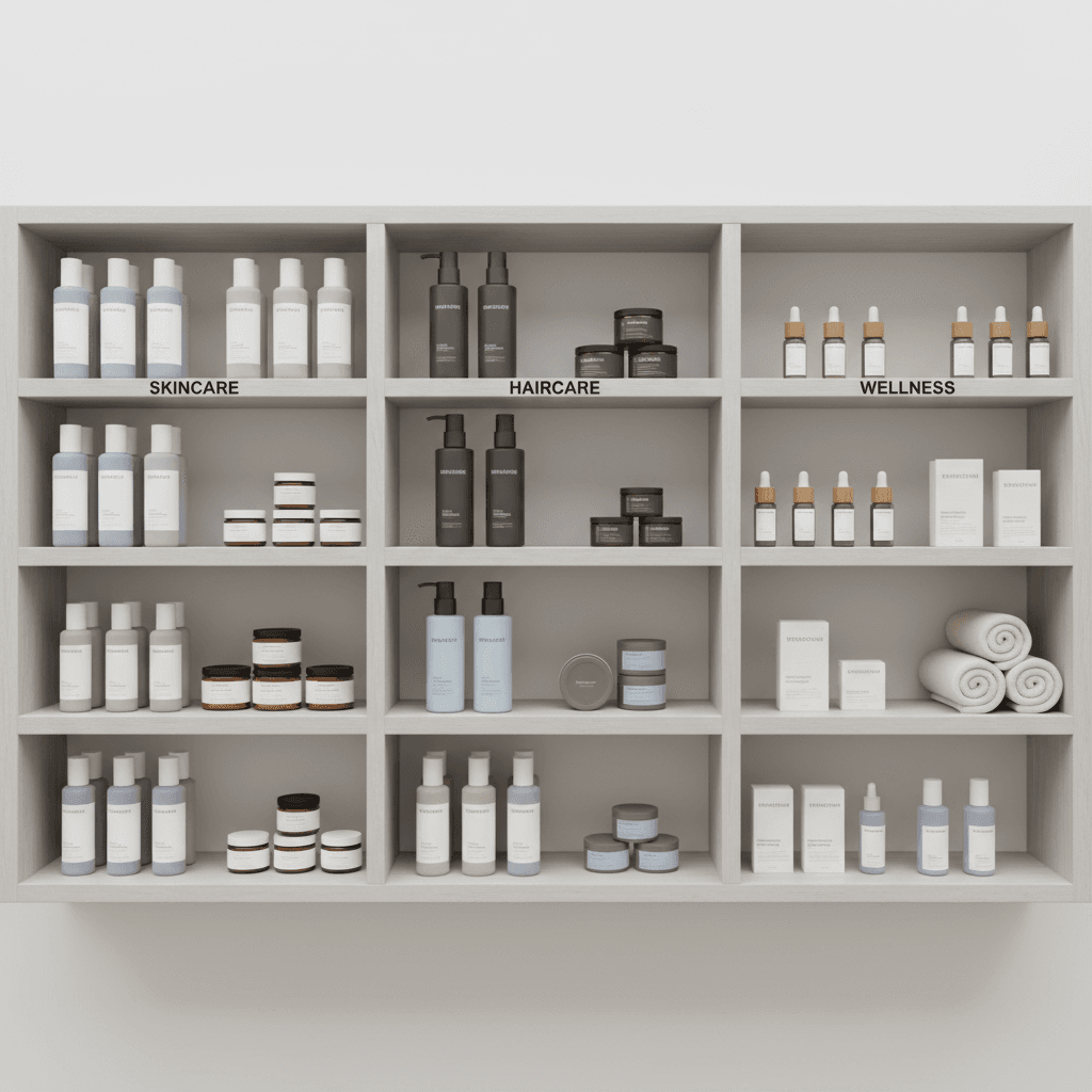Organized product display