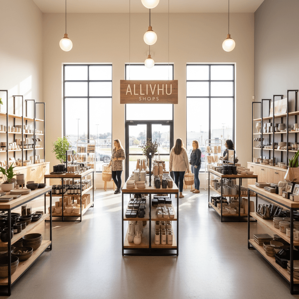 Inside Allivhu Shops Nephi location